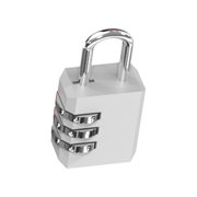 Padlock with three digit combination number code